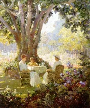 High Tea by Abbott Fuller Graves - Oil Painting Reproduction