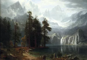 Sierra Nevada by Albert Bierstadt - Oil Painting Reproduction
