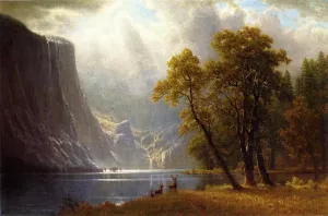 Yosemite Valley by Albert Bierstadt - Oil Painting Reproduction