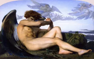 Fallen Angel by Alexandre Cabanel - Oil Painting Reproduction