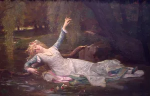 Ophelia by Alexandre Cabanel - Oil Painting Reproduction