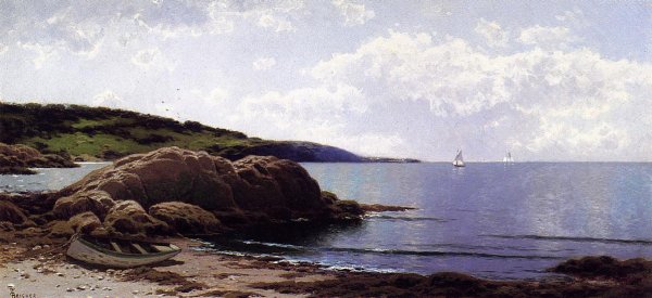 Oil Painting Reproduction Baily's Island, Maine by Alfred Thompson Bricher