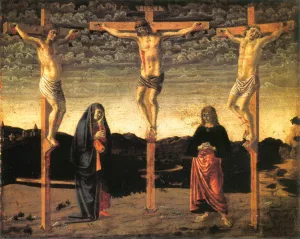 Crucifixion by Andrea Del Castagno - Oil Painting Reproduction