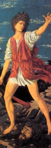 The Youthful David by Andrea Del Castagno - Oil Painting Reproduction