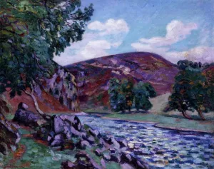Crozant Landscape by Armand Guillaumin - Oil Painting Reproduction