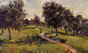 Damiette - Apple Trees by Armand Guillaumin - Oil Painting Reproduction