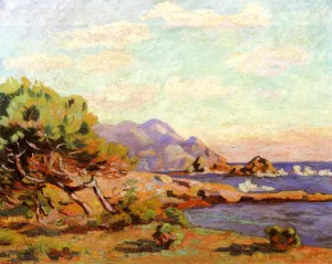 La Pointe du Lou Gaou by Armand Guillaumin - Oil Painting Reproduction