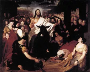 Christ's Entry into Jerusalem Oil painting by Benjamin Robert Haydon
