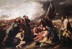 The Death of General Wolfe by Benjamin West - Oil Painting Reproduction