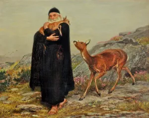 A Legend of Saint Patrick by Briton Riviere - Oil Painting Reproduction