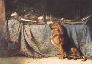 Requiescat by Briton Riviere - Oil Painting Reproduction