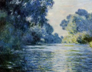 Arm of the Seine at Giverny by Claude Monet - Oil Painting Reproduction