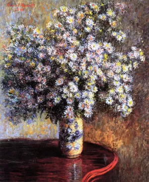 Asters by Claude Monet - Oil Painting Reproduction