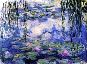 Water-Lilies 11 by Claude Monet - Oil Painting Reproduction