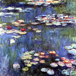 Water-Lilies 18 by Claude Monet - Oil Painting Reproduction