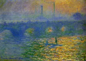 Waterloo Bridge, London by Claude Monet Oil Painting