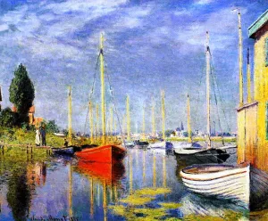 Yachts at Argenteuil by Claude Monet - Oil Painting Reproduction