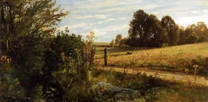 A Country Road by Cornelis Springer - Oil Painting Reproduction