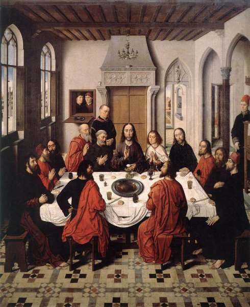 Oil Painting Reproduction The Last Supper by Dieric The Elder Bouts