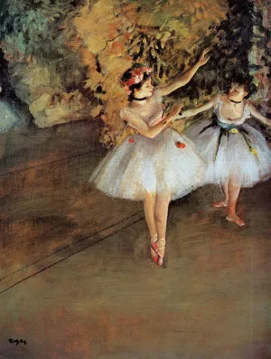 The Rehearsal on Stage by Edgar Degas - Oil Painting Reproduction