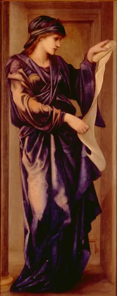 A Sibyl by Edward Burne-Jones - Oil Painting Reproduction