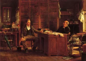 A Country Lawyer by Edward Lamson Henry - Oil Painting Reproduction