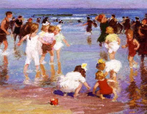 Happy Days by Edward Potthast - Oil Painting Reproduction