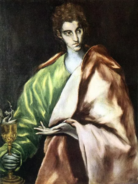 Apostle St John the Evangelist by El Greco - Oil Painting Reproduction