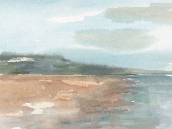 Oil Painting Reproduction Soft Shore Horizon I by Ethan Harper