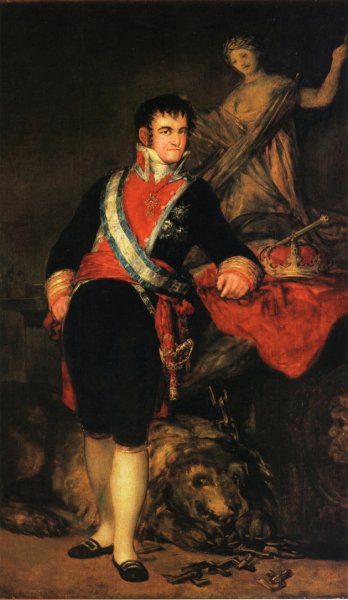 Oil Painting Reproduction Fernando VII by Francisco Goya