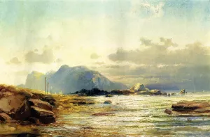 A Sketch of the Coast by Frederick Butman - Oil Painting Reproduction