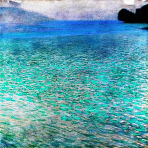 Attersee by Gustav Klimt - Oil Painting Reproduction