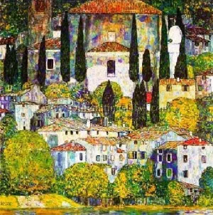 Chiesa a Cassone by Gustav Klimt - Oil Painting Reproduction