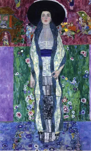 Portrait of Adele Bloch-Bauer II by Gustav Klimt - Oil Painting Reproduction