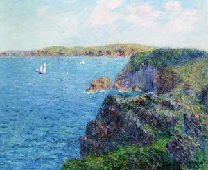 A Cove at Sevignies, Cap Frehel by Gustave Loiseau - Oil Painting Reproduction