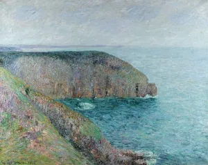Cliffs at Cape Frehel by Gustave Loiseau - Oil Painting Reproduction
