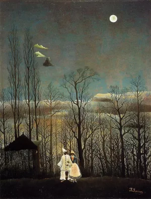 A Carnival Evening by Henri Rousseau - Oil Painting Reproduction