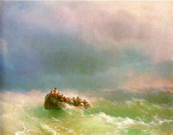 Oil Painting Reproduction On the Storm by Ivan Konstantinovich Aivazovsky