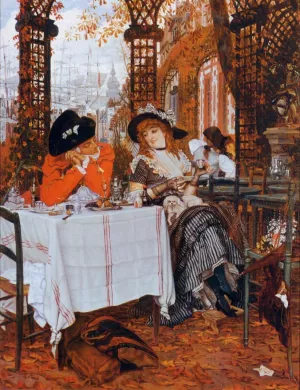 A Luncheon by James Tissot - Oil Painting Reproduction
