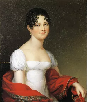 Anna Sophia Alexander Robertson Mrs. William Heberton by James Peale - Oil Painting Reproduction