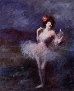 Dancer by Jean-Louis Forain - Oil Painting Reproduction