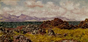 Farland Rocks by John Edward Brett - Oil Painting Reproduction