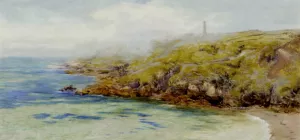 Fermain Bay, Guernsey by John Edward Brett - Oil Painting Reproduction