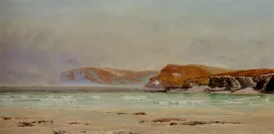 Harlyn Sands by John Edward Brett - Oil Painting Reproduction