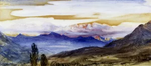 Val di Cogne, Switzerland by John Edward Brett - Oil Painting Reproduction