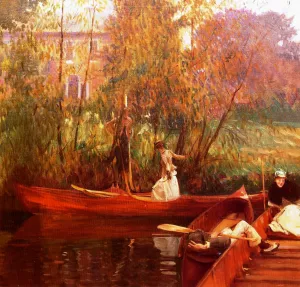 A Boating Party by John Singer Sargent - Oil Painting Reproduction