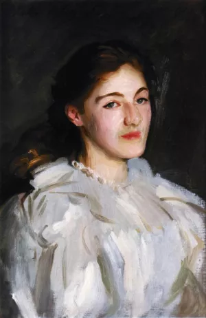 A Portrait of Cicely Horner by John Singer Sargent - Oil Painting Reproduction