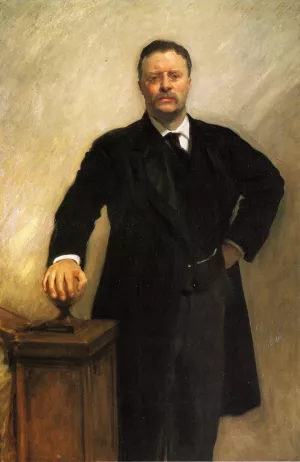 President Theodore Roosevelt by John Singer Sargent - Oil Painting Reproduction