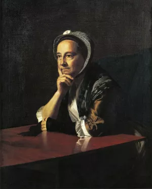 Mrs. Humphrey Devereux Mary Charnock by John Singleton Copley Oil Painting