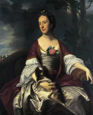 Mrs. Jerathmael Bowers by John Singleton Copley Oil Painting